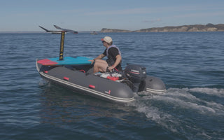 True Kit Inflatable Catamaran with Foil Board