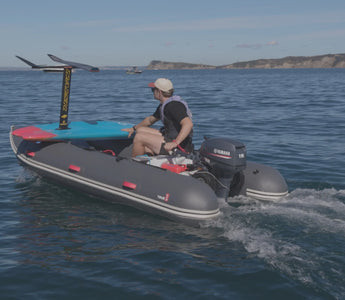 True Kit Inflatable Catamaran with Foil Board