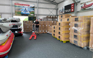 Easy Storage of Truekit Boats for Flood Rescue and Emergency Response