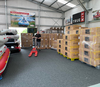 Easy Storage of Truekit Boats for Flood Rescue and Emergency Response