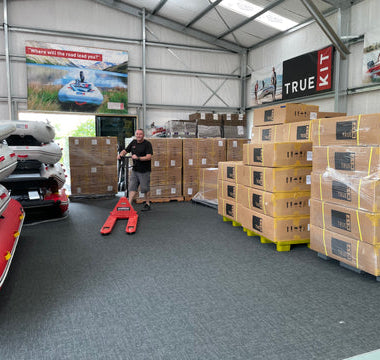 Easy Storage of Truekit Boats for Flood Rescue and Emergency Response