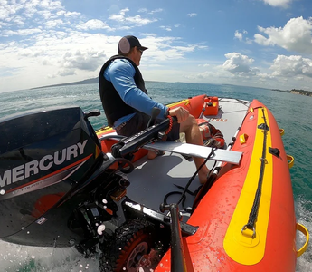 Mercury used as the right outboard motor for True Kit inflatbale Boat